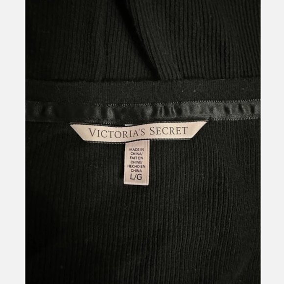 Victorias Secret Black Women's Long Sleeve Knitted Pullover Size: L - Picture 5 of 5